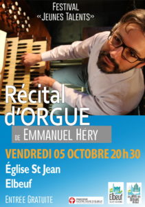 Emmanuel Héry, concert d'orgue