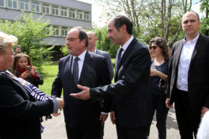 Francois Hollande lycée Maurois
