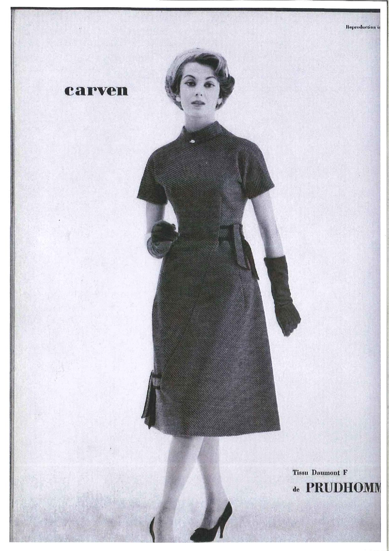 Drap de laine-Carven1958