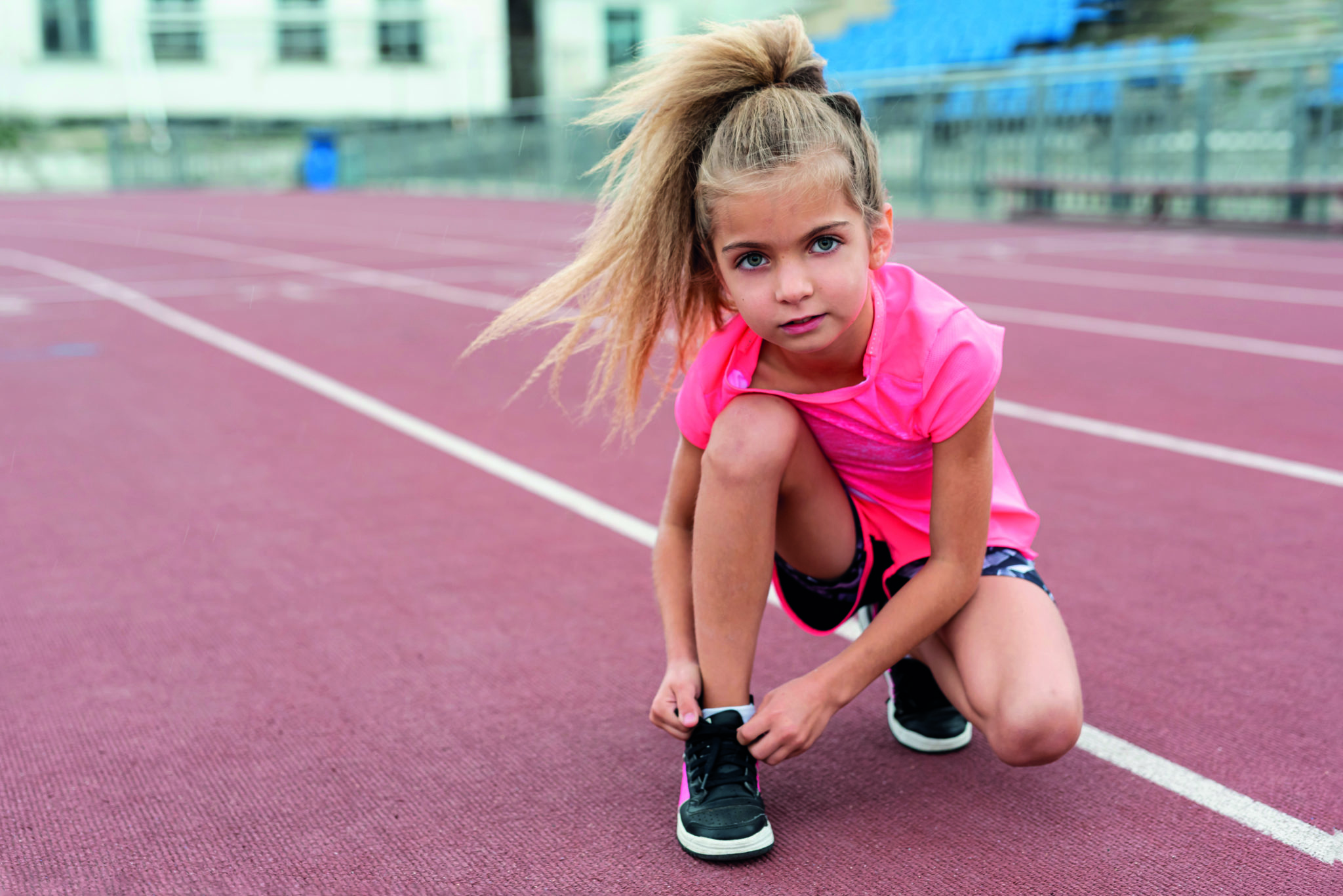 Спортивная девочка маленькая