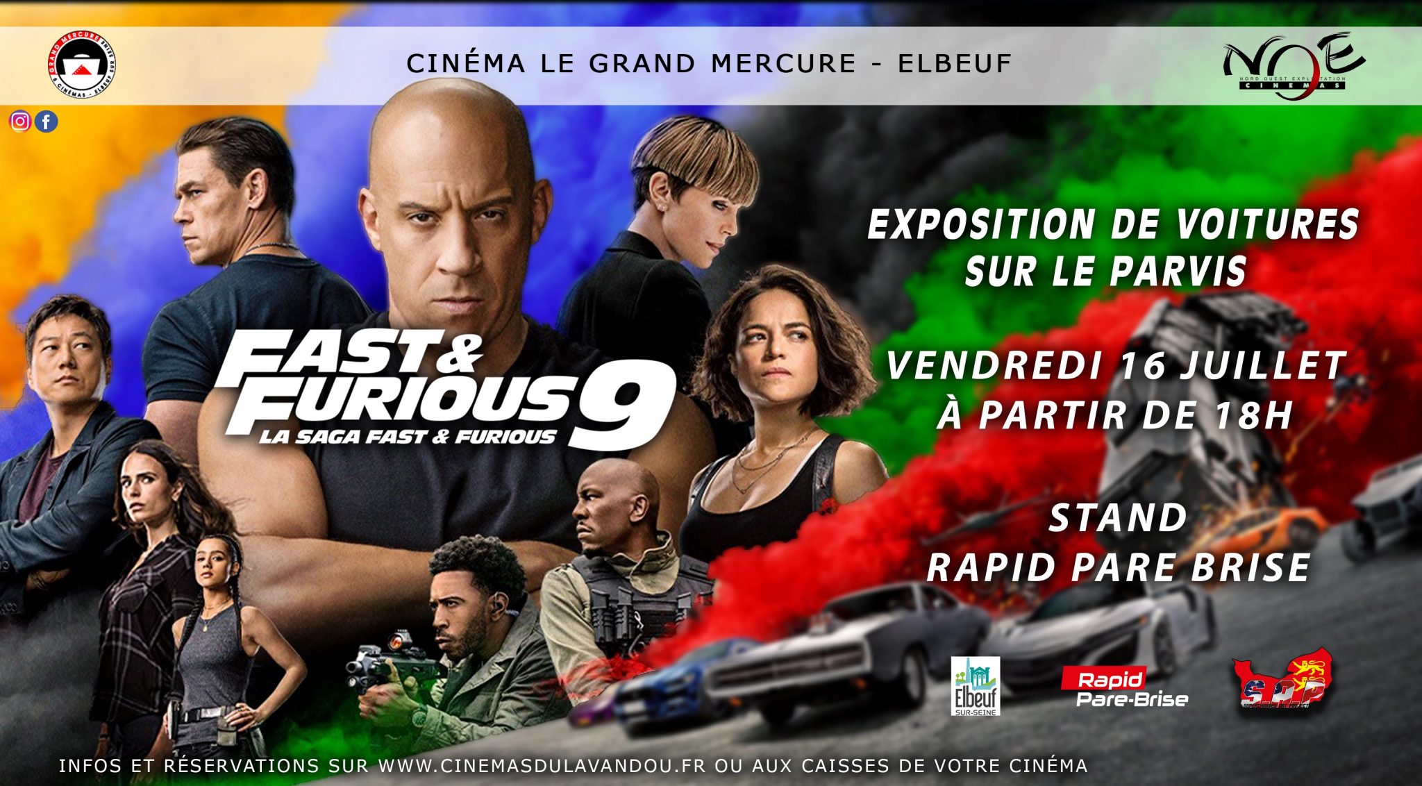 Fast & Furious 9 : le cinéma Grand Mercure d'Elbeuf vous ...