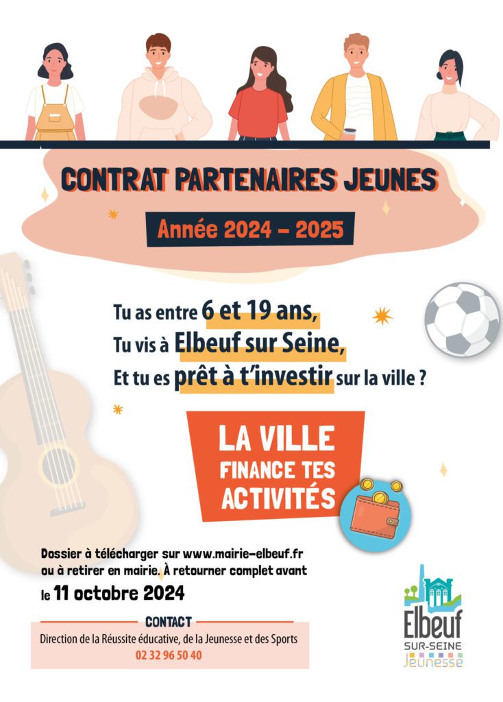 Affiche contrat partenaires jeunes