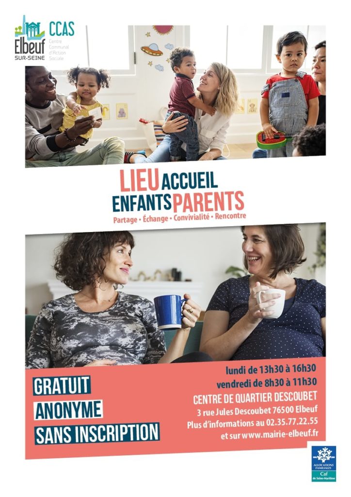 Affiche lieu d'accueil enfants-parents

