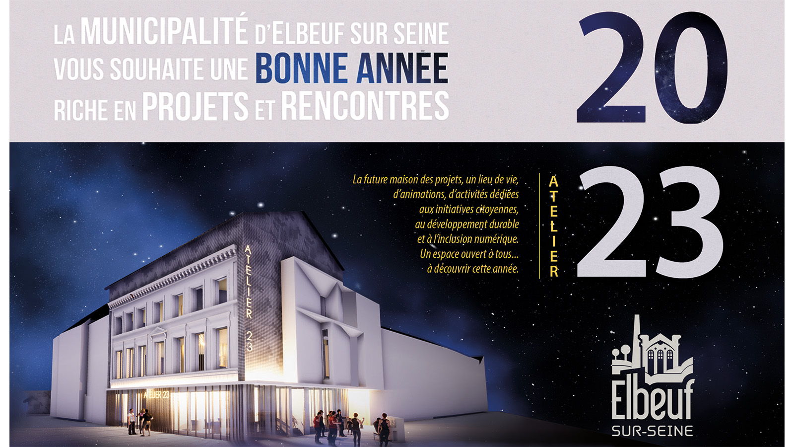 La ville d'Elbeuf sur Seine vous présente ses meilleurs vœux pour l ...