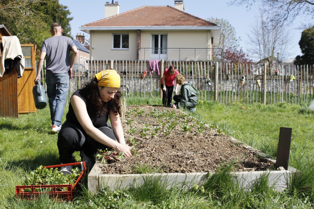 Potager expérimental rue Ampère